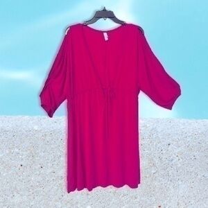 Victoria’s Secret Cold Shoulder Sleeve Midi Dress Cover Up Size M/L